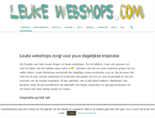 Tablet Screenshot of leukewebshops.com